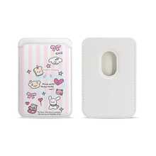 Cute Girly Sketch Style Leather Phone Card Holder Wallet For Magsafe Slim Magnetic Back Pocket Case Accessory - Multicolor - View 13