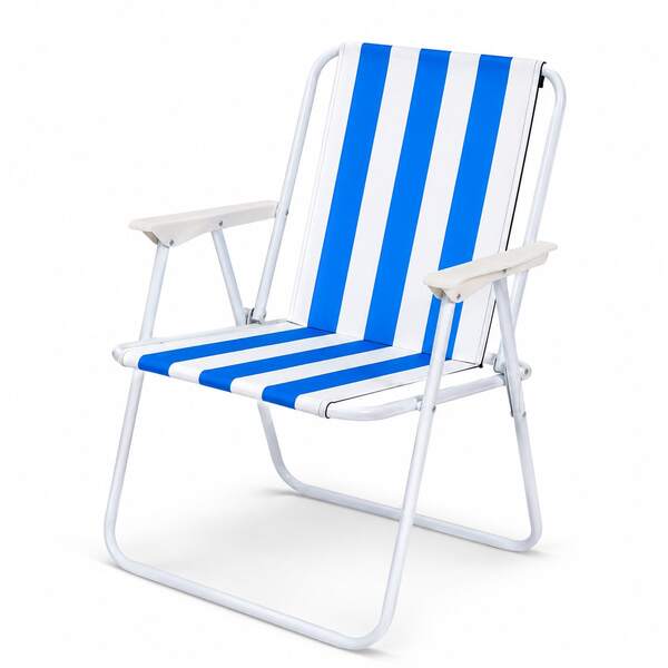 Cadeira de Praia Camping Piscina Lazer Dobrável Resistente