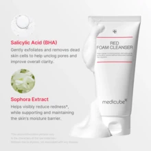 Medicube - Detergente in schiuma rossa formato jumbo 120 ml - Schiuma detergente - Detergente - Visualizzare 4
