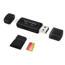 BIYETIMI Pembaca Kartu USB C, Adaptor Pembaca Kartu Type-C TF SD 2-in-1, Pembaca Kartu Memori Eksternal Portabel, Kompatibel dengan Ponsel Android, Laptop, dan Kamera - View 2