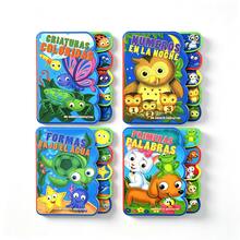 1pc Spanish Foam Book, Insect / Number / Ocean Shape / Basic Vocabulary Theme, With Beautiful Illustrations To Attract Children's Attention And Inspire Imagination, Excellent Spanish Language Learning Book Back To School - Multicolor - View 1