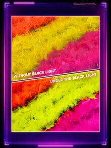 5pcs Random Color Neon Star Metallic Tinsel Garland, 49cm/19in Shiny Metallic Fringe Neck Decor, Lightweight Wearable Party Decoration, Suitable For Birthday, Carnival, Festival, Dance, Photo Booth And Theme Party Favors - Colorful Fluorescent Strips - View 4