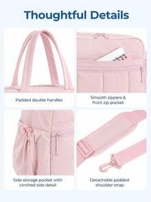 Large Capacity Travel Bag, New Short Trip Lightweight Luggage Organizer, Portable Makeup Bag, Travel Toiletry Bag, Travel Luggage Bag, Sports Fitness Bag, Multi-Compartment Lightweight Handbag, Campus Essentials, College Dorm Essentials - View 10
