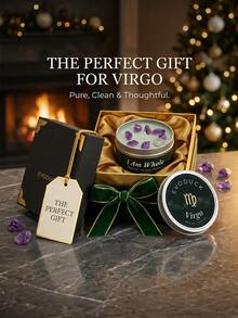 EVODUCK Virgo Zodiac Scented Candle 3oz, White Tea & Sage Fragrance Tin Candle, Astrology Birthday Gift, Suitable For Bedroom, Bathroom, Desk, Fashion Home Fragrance, Portable Travel Candle, Zodiac Decor Gift, Suitable For Women And Men, Cute Zodiac Series - Multi Scents - View 10