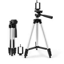 102cm Aluminum Tripod For Cell Phone And Camera, 3-In-1 Adjustable And Foldable Tripod With 360° Rotation And 1/4'' Thread, Compatible With Ring Light For Photo, Video And Vlog - View 10