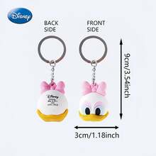 1PC Disney Officially Licensed Mickey Mouse Minnie Daisy Duck Pluto 3D Keychain Cute Cartoon Head Pendant For Car Key Backpack Decor Fashion Accessory Exquisite Collectible Ornament Ideal Birthday Holiday Gift For Disney Fans - Ball 1 - View 6