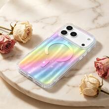 適用於 iPhone 17 Pro Max、17 Pro、16 Pro Max、16、15 Pro、15、14 Pro、14、16 Pro、17、13，幻彩星霧時尚奢華圖案手機殼，支援無線充電 - Z3 - 查看 23