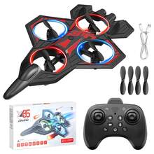 Foam Drone Airplane With LED Lights, 360° Rotation, 2.4GHz Remote Control, Flying Toy For Boys And Girls - View 9