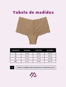 Kit 5 Calcinhas Cintura Alta Com Renda Modeladora Cós Alto Pós Parto. Kit calcinha algodão cós alto , cós em renda. calcinha Pós operatorio cirungico. calcinha modeladora de corpo - Multicolorido - Visão 9