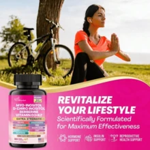 Miriyalyad Hormones & Cycle Support - Women's All-In-One Supplement - With Myo-Inositol, D-Chiro Inositol & 13+ Extra Strength Ingredients - 90 Vegan Capsules - 1PCS - 查看 5