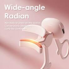 Electric Eyelash Curler, Portable Eyelash Curler, Suitable For Soft And Hard Hair, 3 Temperature Settings 55℃-85℃, 150mAh Lithium Battery, Long Battery Life, Compact And Lightweight, Essential Beauty Tool For Home/Commercial/Travel - Multicolor - View 4