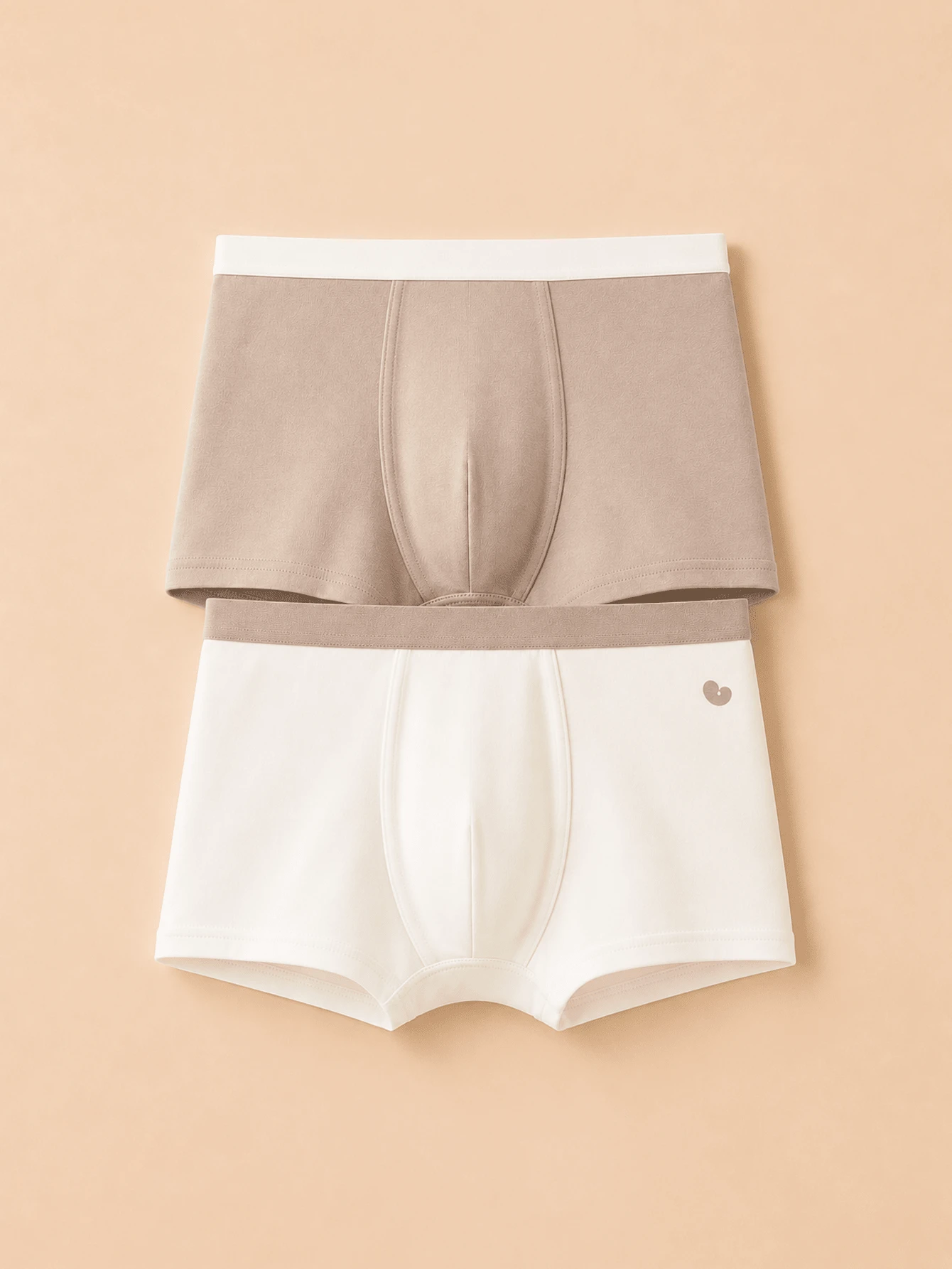 mini bala Young Boy Soft Quick-Dry Boxer Briefs, Antibacterial Comfortable, 4-Pack - Camel - View 1