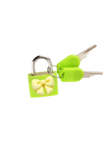 Portable Small Colorful Plastic Luggage Lock With Bow Decoration, 1pc Padlock With 2 Keys, Compact And Sturdy, Luggage Lock, Mini Luggage Padlock, Mini Locker Lock, Travel Bag Metal Key Lock, Brass Lock Core Durable, Small Copper Lock With Shell, Suitable For Suitcases, Backpacks, Boxes, Laptop Bags - Multicolor - View 17