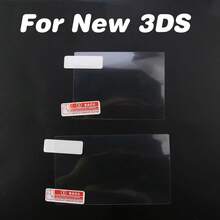 NDSL, New 3DS XL LL And New 3DS Compatible Smooth Surface Screen Protector, Easy Alignment Installation, Prevents Daily Friction And Scratches - View 1