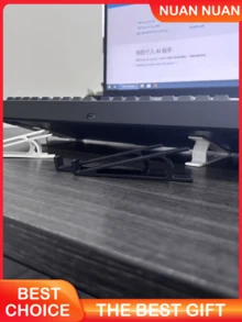 2pcs Ergonomic Keyboard Stand, Reduces Hand Fatigue, Durable And Sturdy, Suitable For Office And Study Use, Compact Design, Ideal For Home Office And Desktop Decoration - Multicolor - View 2