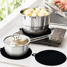 Round Silicone Induction Cooktop Protector Mat, Heat Resistant Non-Slip Mat, Anti-Splatter Easy To Clean Mat, Suitable For Home, Kitchen Stove Protector Mat - View 3