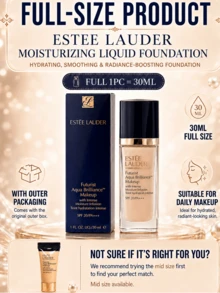 Estée Lauder 雅詩蘭黛 Double Wear 持久底妝 #61 1CO，1ml 試用裝，5/10件，滋養肌膚，質地平滑，不卡粉，提亮膚色，適合乾性肌膚 - 沁水養膚粉底液61 1ml - 查看 6