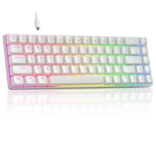 -BOX 68% Magnetic Axis Mechanical Keyboard, Hall Effect Rapid Trigger Keyboard 0.01mm RT Precision, RGB Gradient Backlight, Full Key Hot-Swappable Keyboard, Suitable For FPS Gamers & Office Typing, Desktop/Laptop/Win/MacOS - View 2