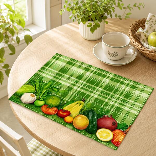 1pc/4pcs/6pcs/8pcs, Suitable For Dining Table, Breakfast Mat, Coffee Bar, All-Season Decorative, Washable Table Mat, Room Decor, Kitchen Dining Table Mat, Indoor/Outdoor Party Decor, Home Decor, Ideal Gift