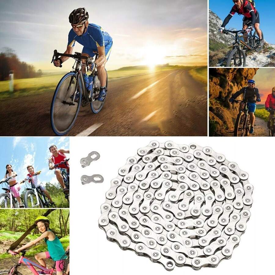 For 11 Speed Chain CN-HG701 116L XT MTB Road Bike Chain - Silver - View 1