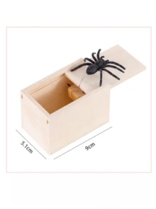 2pcs Scary Spider Box, Fake Insect Surprise, Suitable For Halloween, Christmas, April Fool's Day, Graduation Gifts And Giving - A - View 6