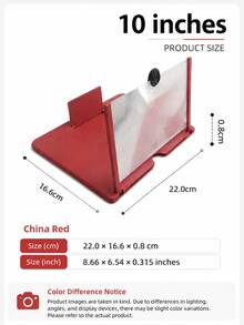 10-Inch Phone HD Screen Magnifier, Desktop Screen Magnifier, Retractable Phone Stand - A - View 16