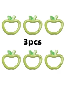 6pcs Cute Apple Shaped Keychain Clips, Suitable For Keychains, Water Bottle Lanyards, Dog Leashes, Bag Clasp Decorative Accessories - Multicolor - View 11