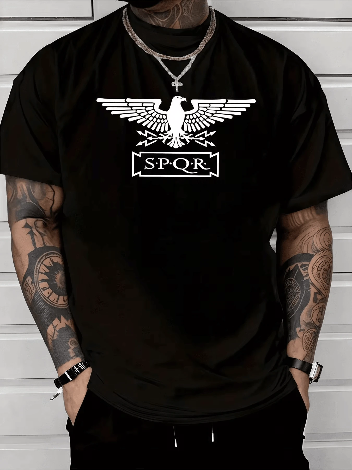 T-Shirts für Herren - Schwarz - Übersicht 1