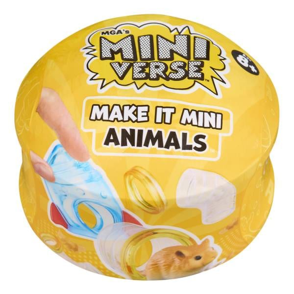 MGA Entertainment MGA's Miniverse Make It Mini Animals Series 2 Mini Collectibles, Blind Pack, DIY, Crafts, Resin, Replica Animals, Collectors, Gifts(Random) - Multicolor - View 1