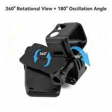 Universal 360° Rotating Belt Clip Camera Mount Accessory, Secure Grip Design Prevents Slipping During Movement, Suitable For Daily Travel, Hiking, Vlog Shooting Auxiliary Mount, Compatible With D*I Osmo Pocket 3 And Pocket 4 - View 6