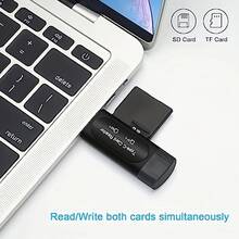 BIYETIMI Pembaca Kartu USB C, Adaptor Pembaca Kartu Type-C TF SD 2-in-1, Pembaca Kartu Memori Eksternal Portabel, Kompatibel dengan Ponsel Android, Laptop, dan Kamera - View 5