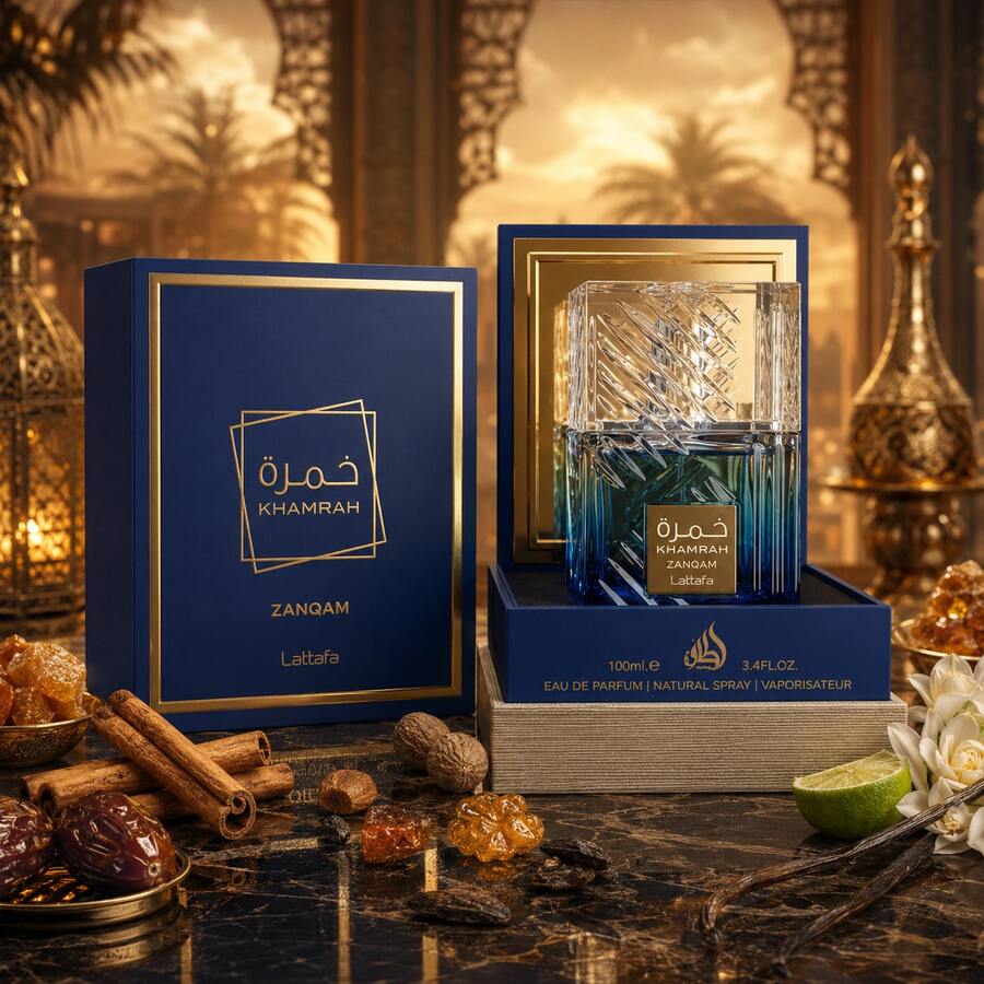 Lattafa لطافة - خمرة زانقام 100 مل - ماء عطر - شرقي، زهري - مشاهدة 1