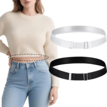 1pc Women's Invisible Elastic Belt, Adjustable Invisible Belt, Suitable For Daily Wear, Sports, Weddings And Parties, Can Be Worn Invisibly Under Casual And Sports Clothing - Multicolor - View 11