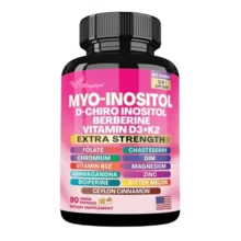 Miriyalyad Hormones & Cycle Support - Women's All-In-One Supplement - With Myo-Inositol, D-Chiro Inositol & 13+ Extra Strength Ingredients - 90 Vegan Capsules - 1PCS - 查看 9