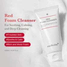 Medicube - Detergente in schiuma rossa formato jumbo 120 ml - Schiuma detergente - Detergente - Visualizzare 1