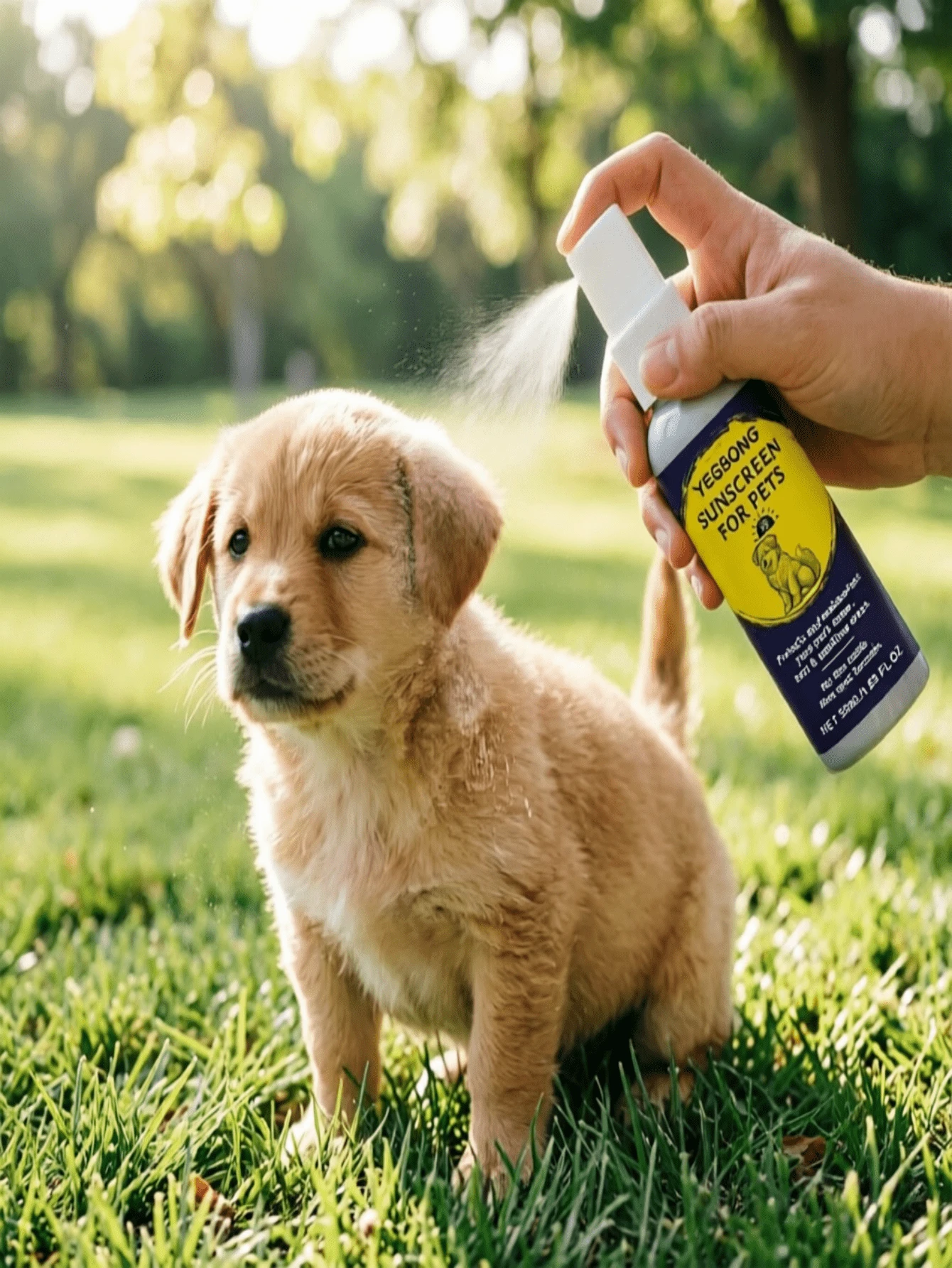 Pet Protective Spray, Gentle Ingredients Soothe And Care For Pet Skin, Cat And Dog Universal, Soothing And Repairing Fur, Sun Protection For Outdoor Use - Multicolor - View 1