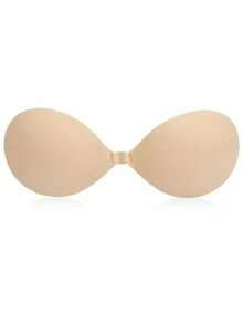 vfvQueen 1/2pcs Push-Up Adhesive Bra | Reusable Silicone Nipple Covers Suitable For Backless Outfits | Strapless Self-Adhesive Nipple Covers Suitable For Party Evening Dresses - Multicolor - View 15