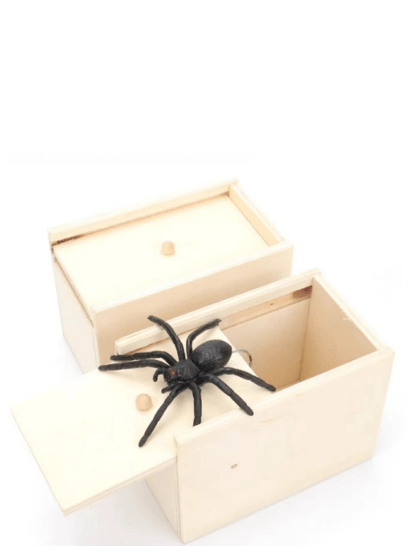 2pcs Scary Spider Box, Fake Insect Surprise, Suitable For Halloween, Christmas, April Fool's Day, Graduation Gifts And Giving - A - View 1