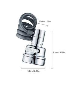Kitchen Faucet Spray Head Accessory, Flexible Extendable Sink Extender, Pull-Out Sink Nozzle, 3-Mode Water Flow Faucet Spray Head, Suitable For Dishwashing, Vegetable Cleaning, Sink Cleaning; Suitable For Home Cooks, Apartment Renters; Suitable For Housewarming, New Year, Thanksgiving, Christmas And Mother's Day Gifts - Pull-out Three-speed Faucet Extender - View 3