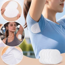 120/100/80/60/50/40/30/20/10pcs Ultra-Thin Self-Adhesive Disposable Underarm Sweat Pads, Soft Breathable High-Absorbency Stain-Proof Invisible Sweat Pads, Unisex, Suitable For Sports, Office, Travel And Daily Clothing Sweat Protection - Multiple Styles - View 3