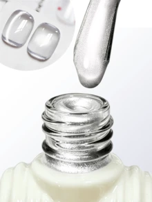 SAUA 15ml 白色貓眼磁吸凝膠指甲油，超亮可卸除玻璃貓眼磁吸凝膠指甲油 (UV/LED) (使用前請充分搖勻，操作方法請參考詳細影片) - 彩色 - 查看 4
