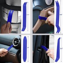 4pcs Car Interior Removal Tool Set - Non-Marring Pry Bars, Suitable For Car Door Panel Clips And Fasteners, Center Console And Other Interior Repairs, Ensuring Maintenance Without Damaging Your Vehicle! - Multicolor - View 5