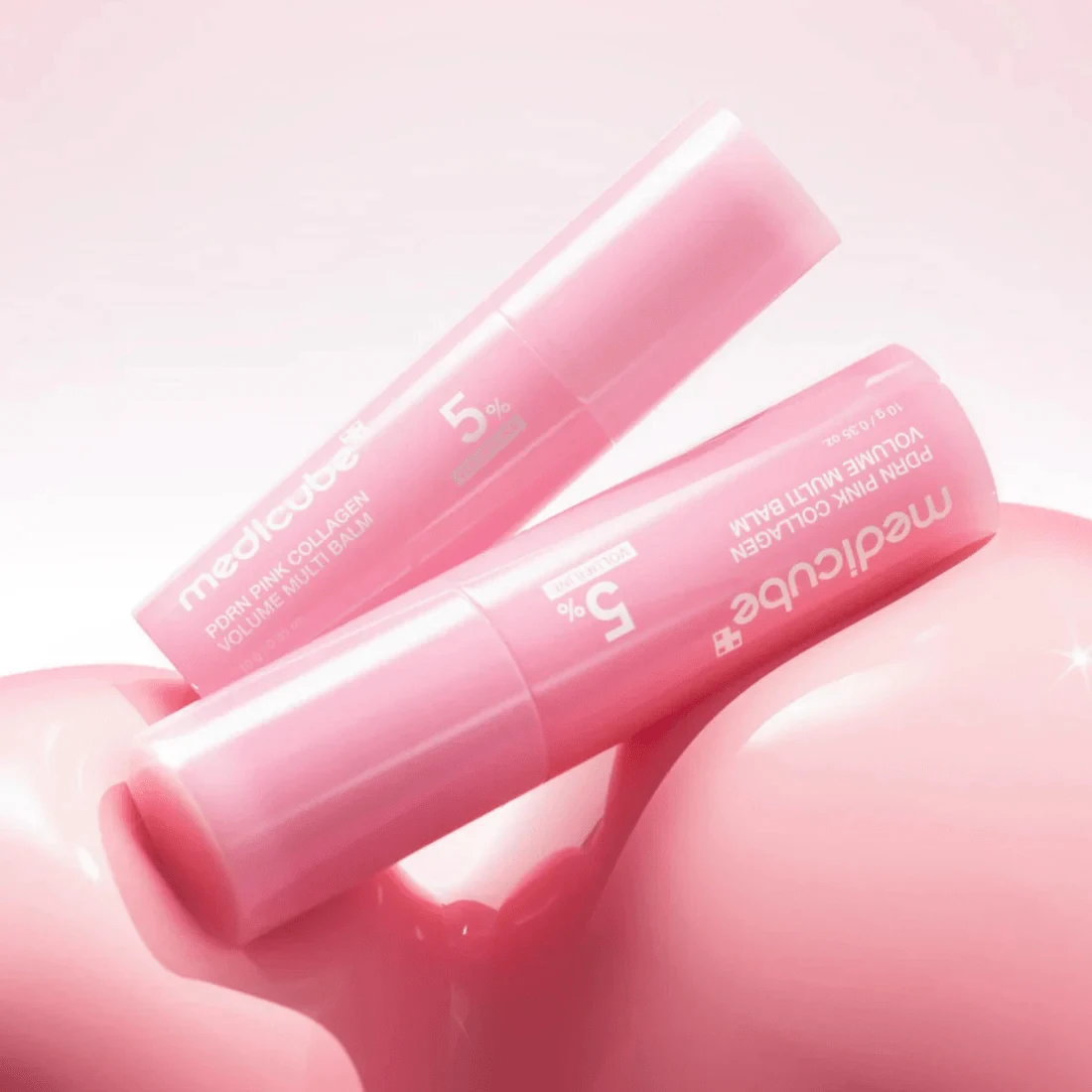 Medicube PDRN Pink Collagen Volume Multi Balm 10g – PDRN & Collagen Face Balm, Moisturizing, Plumping, Firming & Radiance Care - PDRN - View 1