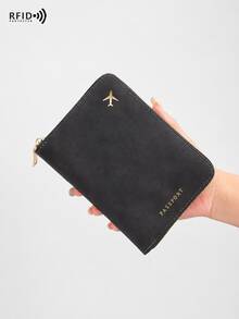 Passport Holder With Zipper, Slots For ID Card And Credit Card, Portable Foldable Storage Bag, Essential Travel Document Organizer, Fashionable Design, Suitable For All Seasons, Indispensable Travel Accessory Passport Cover Passport Case For Travel Lightweight Waterproof Airplane Vacation Travel Accessories Holiday Essential Summer Travel Essentials - Multicolor - View 15