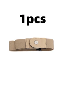 No Buckle Stretch Belts Adjustable Buckle Free Invisible Elastic Waist Band Invisible Adjustable Stretch Belt Suitable For School Home Office Comfortable Stretch Waist Belts Matches Daily Outfits Slouchy Suitable For Daily Wear For Women - Multicolor - View 14
