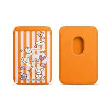 Cute Girly Sketch Style Leather Phone Card Holder Wallet For Magsafe Slim Magnetic Back Pocket Case Accessory - Multicolor - View 17