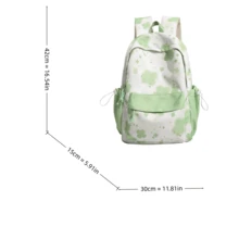 LECEY Mochila de gran capacidad para estudiantes de secundaria, preparatoria y universidad para mujeres - Verde - Ver 7