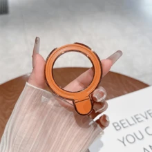 360° Rotation Finger Ring Holder Grip Strong Magnet Bracket Magnetic Mobile Phone Stand For Magsafe 17 16 15 14 13 12 Pro - Multicolor - View 11