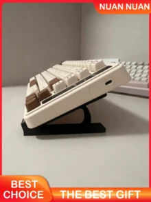 2pcs Ergonomic Keyboard Stand, Reduces Hand Fatigue, Durable And Sturdy, Suitable For Office And Study Use, Compact Design, Ideal For Home Office And Desktop Decoration - Multicolor - View 4