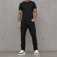 Men Pants - Azul lavado medio - Ver 3